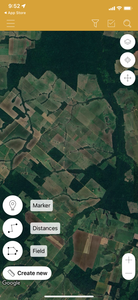 GPS Fields Area Measure Map logo