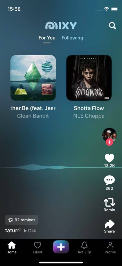 Mixy screenshot