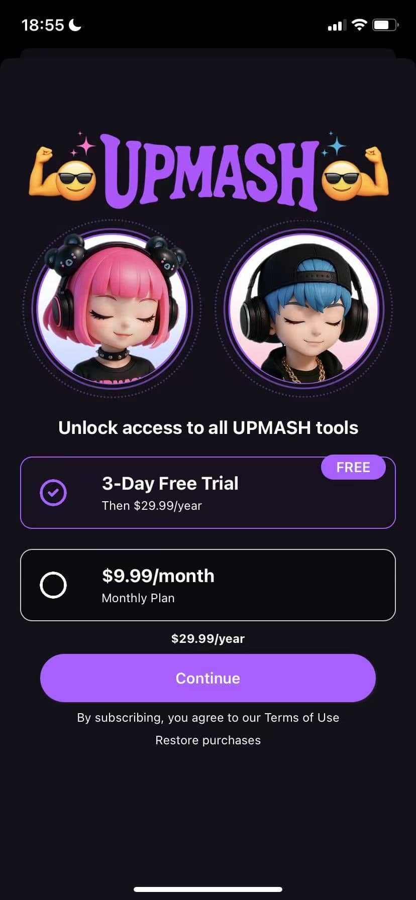 Upmash Screenshot 3